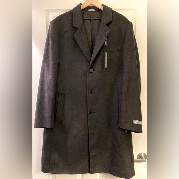 Michael Kors Other - SALE - NWT Michael Kors Men's Madison Wool Blend Modern-Fit Overcoat | Size 46R